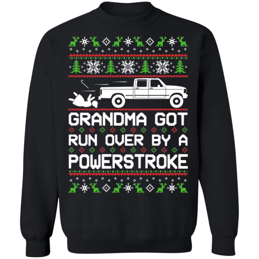 Wheel Spin Addict Men’s Ugly Christmas Ford F-250 F-350 Power Stroke 7.3 Crewneck Sweatshirt Thanksgiving Day 2022 Gift