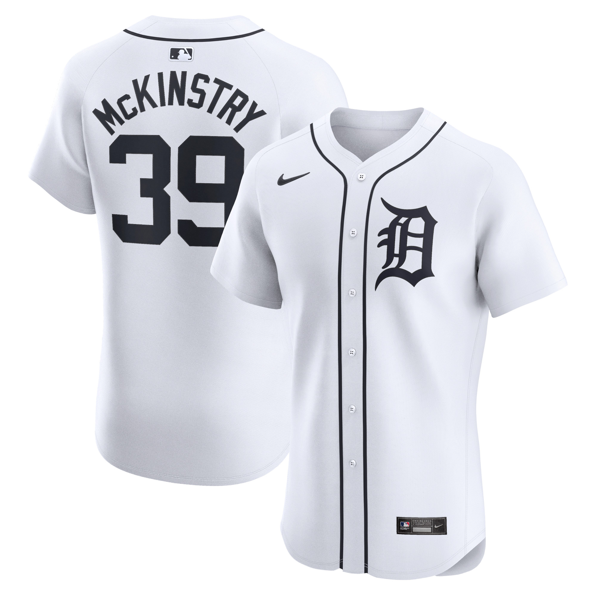 Zach McKinstry Detroit Tigers Home Elite Player Jersey – White