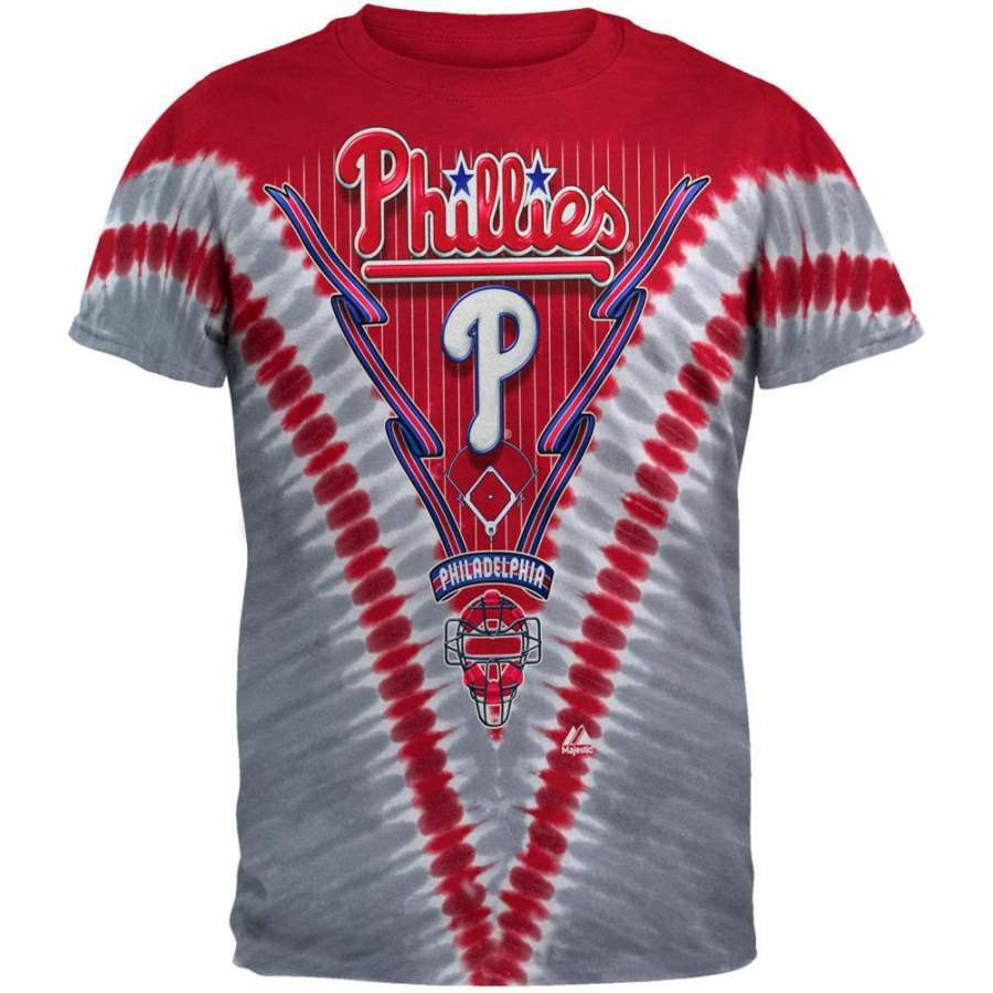 Philadelphia Phillies – Logo V Tie-Dye T-Shirt