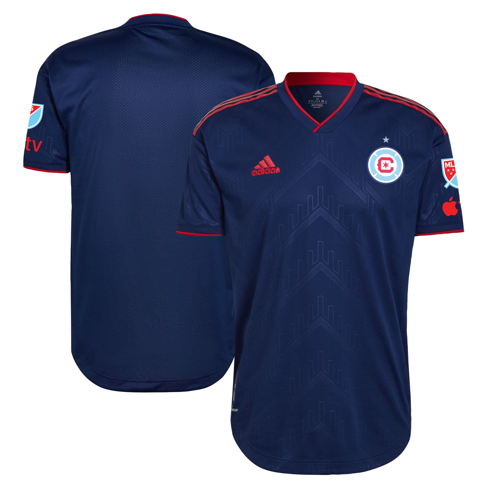 Chicago Fire 2023 Water Tower Kit Authentic Jersey – Blue