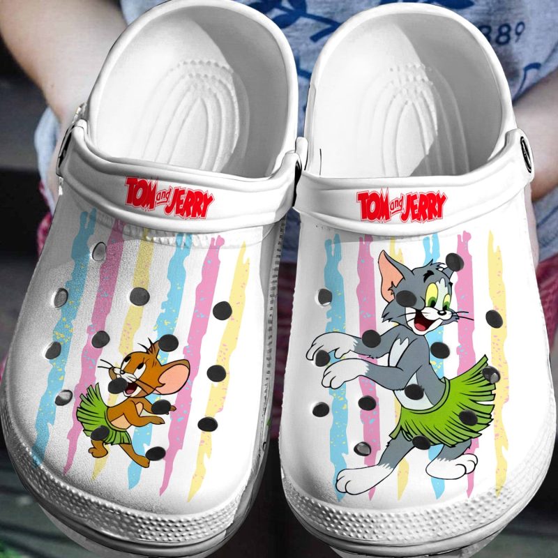 Tom and Jerry Crocs Crocband Shoes Comfortable Clogs for men women kids