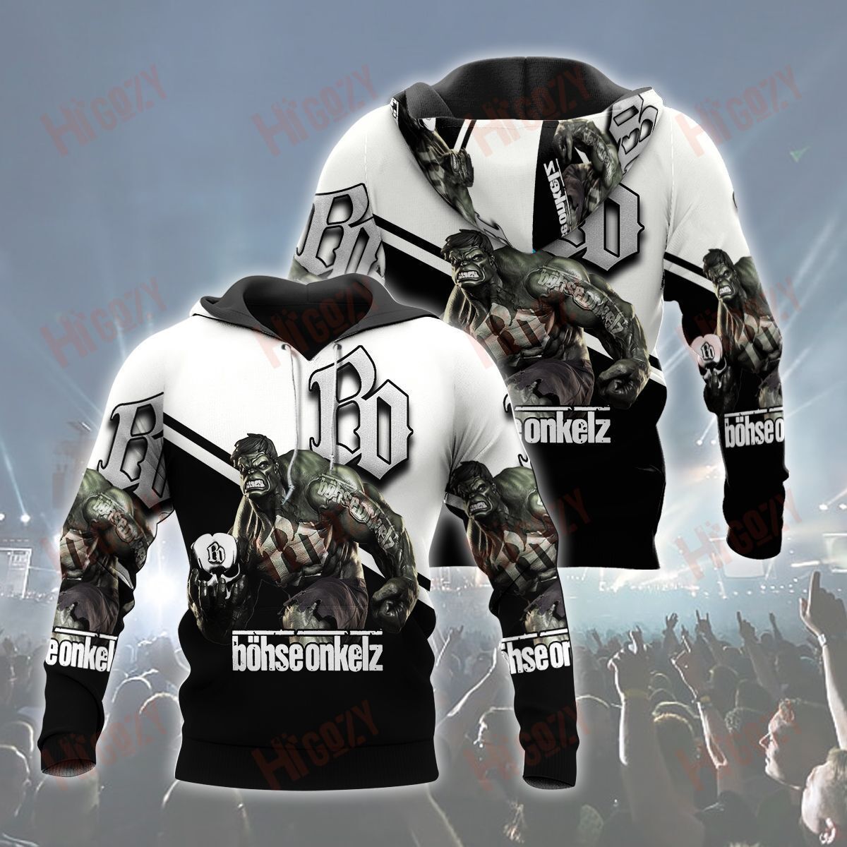 Bohse Onkelz Hoodie, Bohse Onkelz 3D All Over Printed Clothes – T134