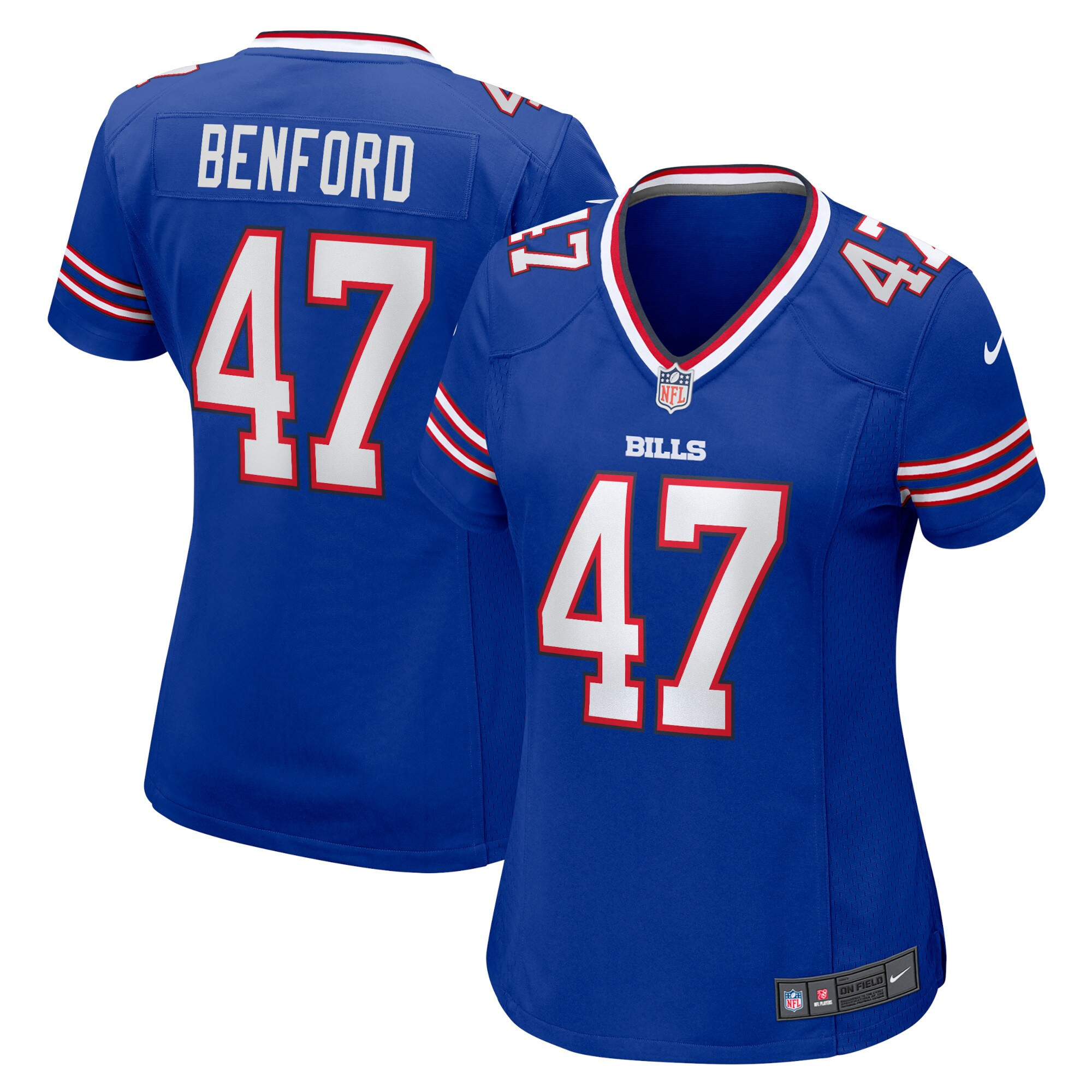 Christian Benford Buffalo Bills Womens Game Jersey – Royal NFL