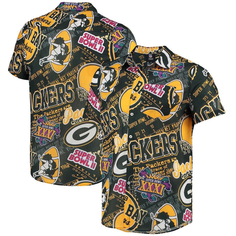 Green Bay Packers Thematic Hawaii Shirt Ha70024