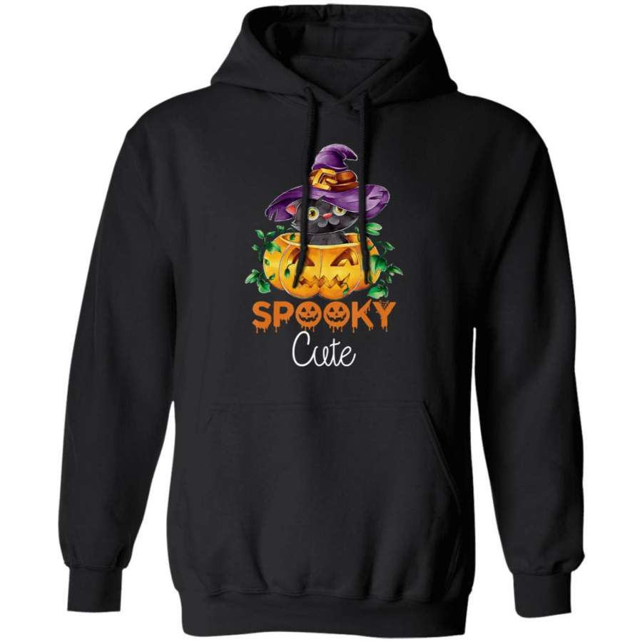 Spooky Cute Happy Halloween Kitten Cat Pumpkin Coffee Mug Hoodie