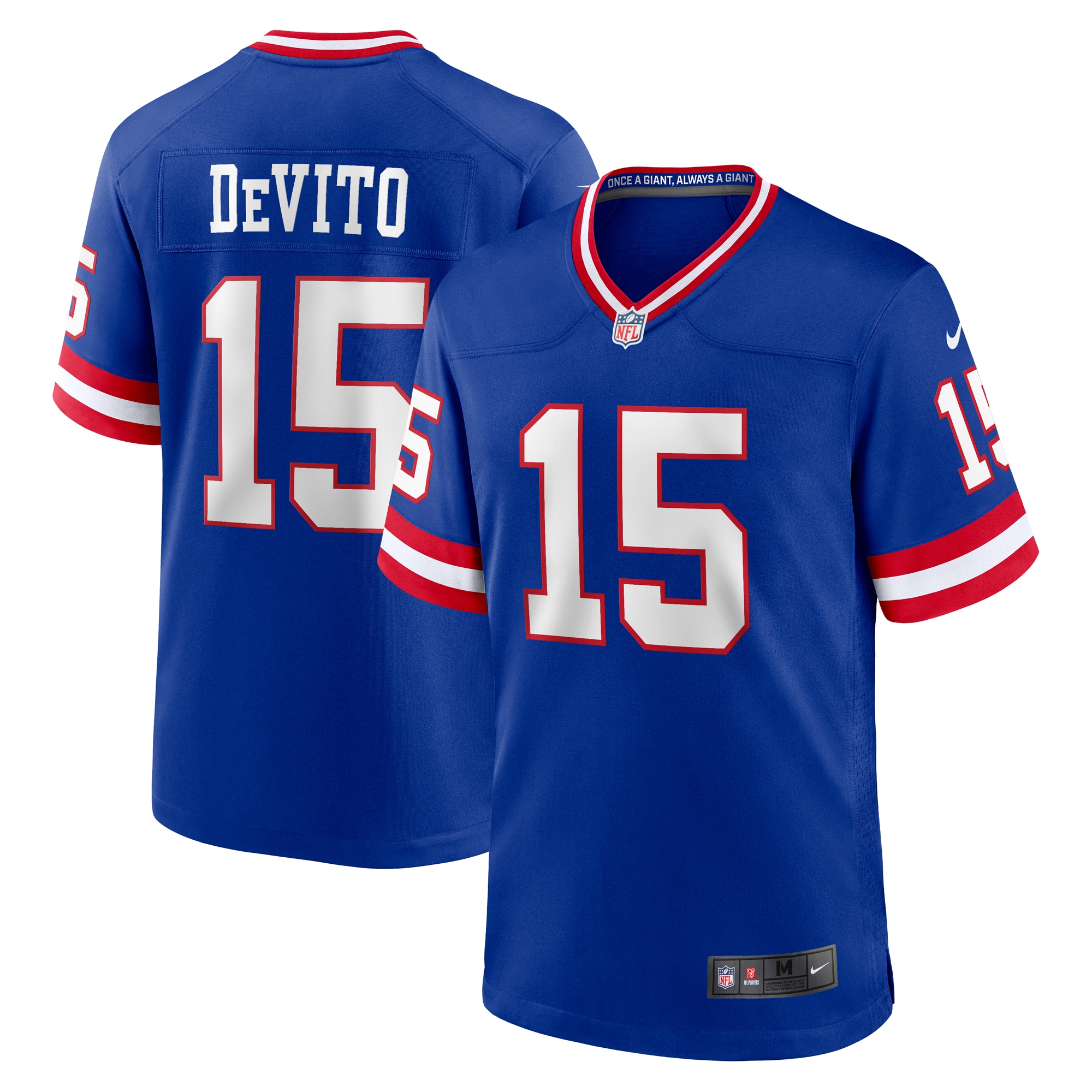 Tommy DeVito New York Giants Alternate Player Game Jersey – Royal