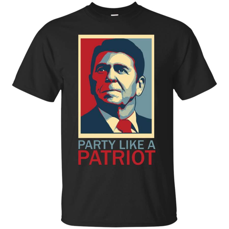 Party Like A Patriot Reagan 4th of July – gift USA – Men/women T-shirt – TEEEVER