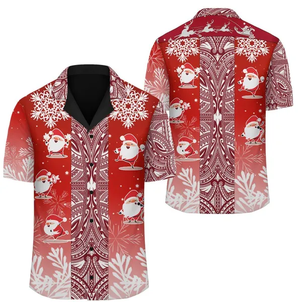 Santa Claus Christmas Hawaii Shirt For Men Women Adult Ha57857