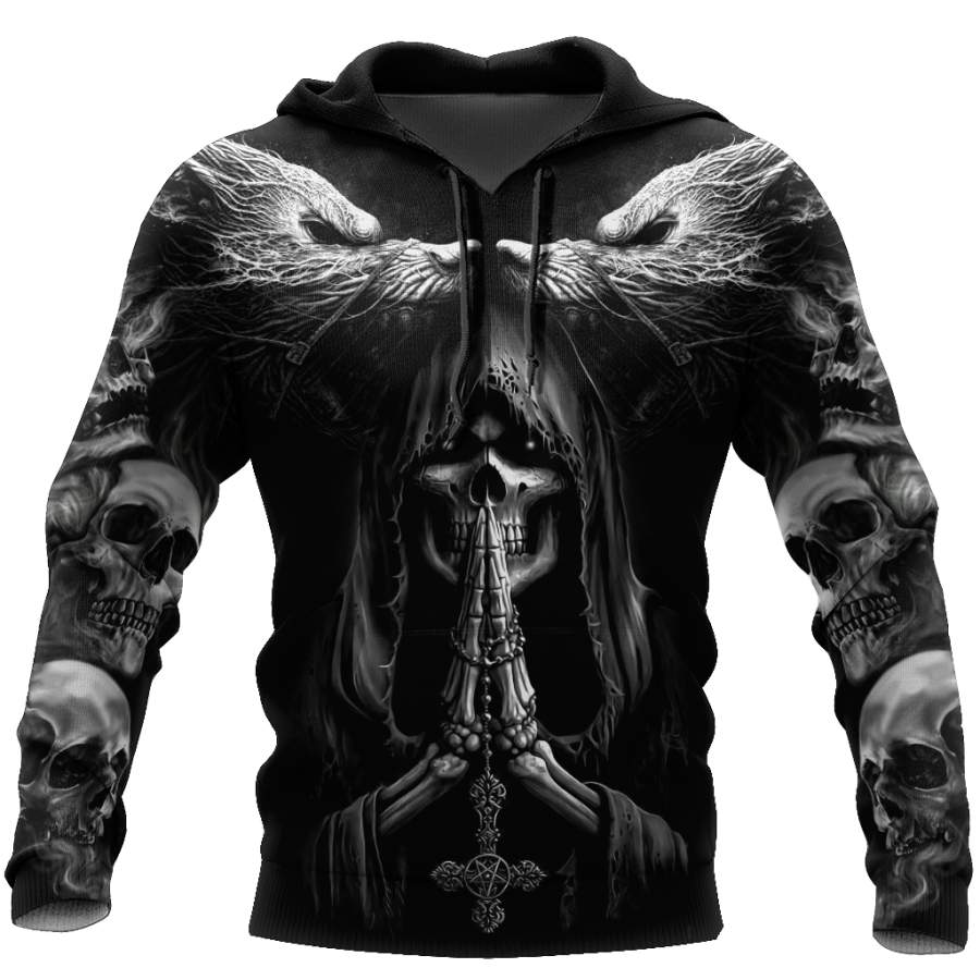 The Grim Reaper Skull 3D All Over Printed Shirts For Men and Women HAC140802