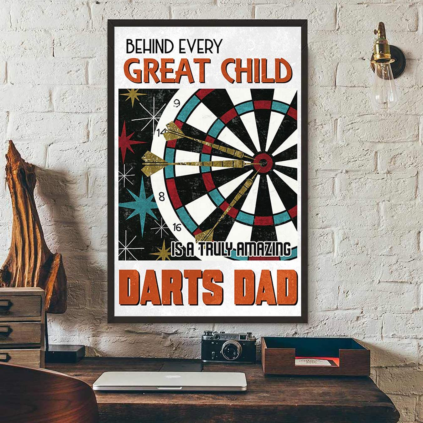 Poster Special to Be A Dad Darts- House Decor – Motivational Wall Art – Aesthetic Posters – Vintage Posters