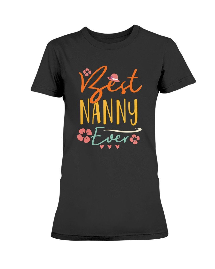 Best Nanny Ever Retro Vintage Mother’s Day Gifts Women T-shirt