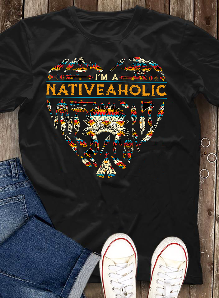 I’m A Native Aholic Cotton T-Shirt