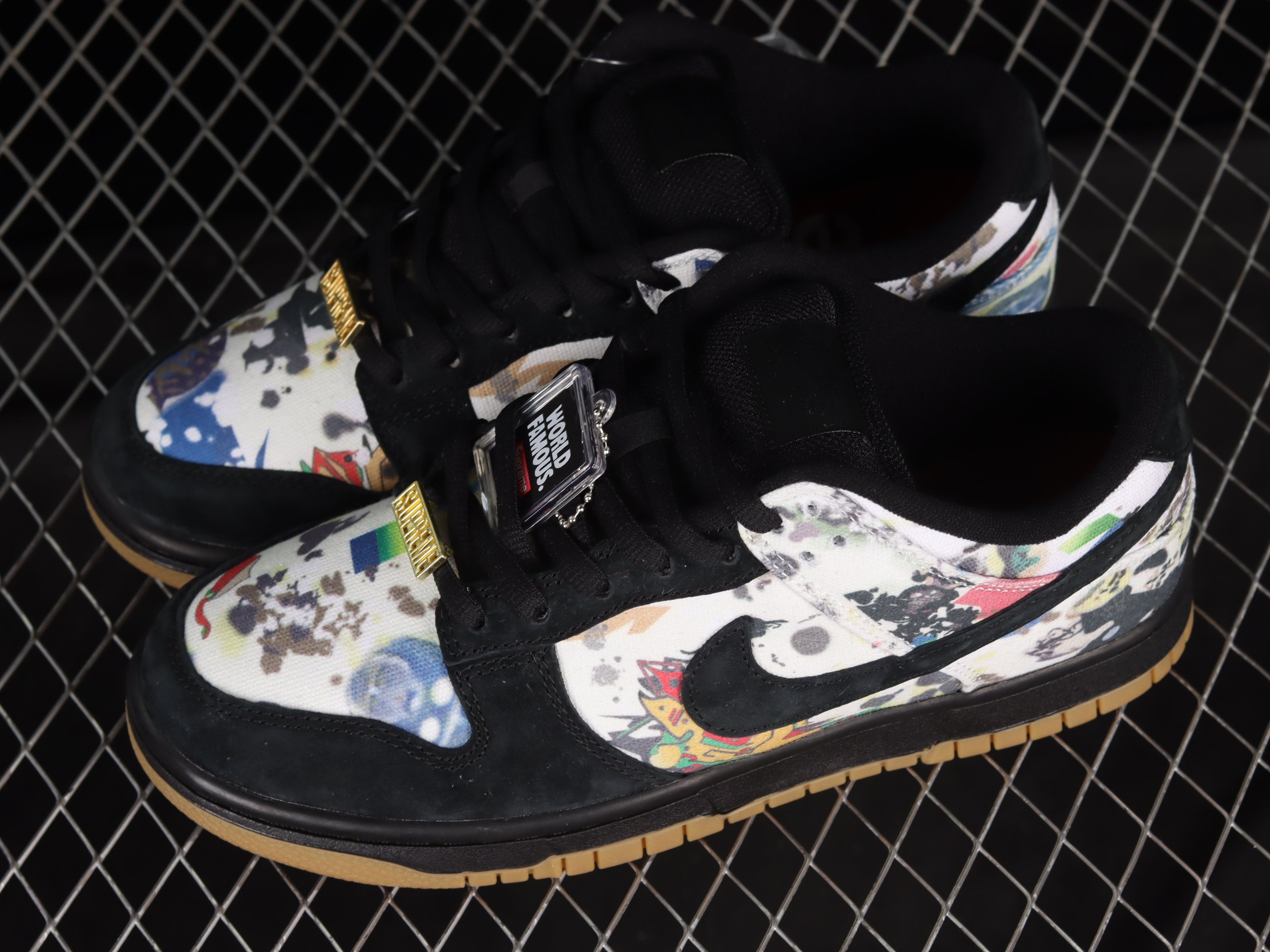 Supreme x Nike SB Dunk Low Rammellzee Shoes Sneakers SNK975293445