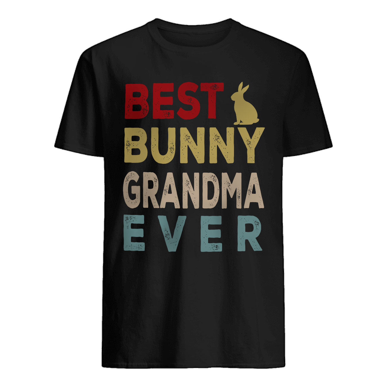 Mother’S Day Family Shirt Vintage Best Bunny Grandma Ever Cool Bunny Lover Family Gifts T-Shirt