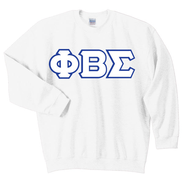 Phi Beta Sigma Greek 3 Letter Crewneck Sweatshirt