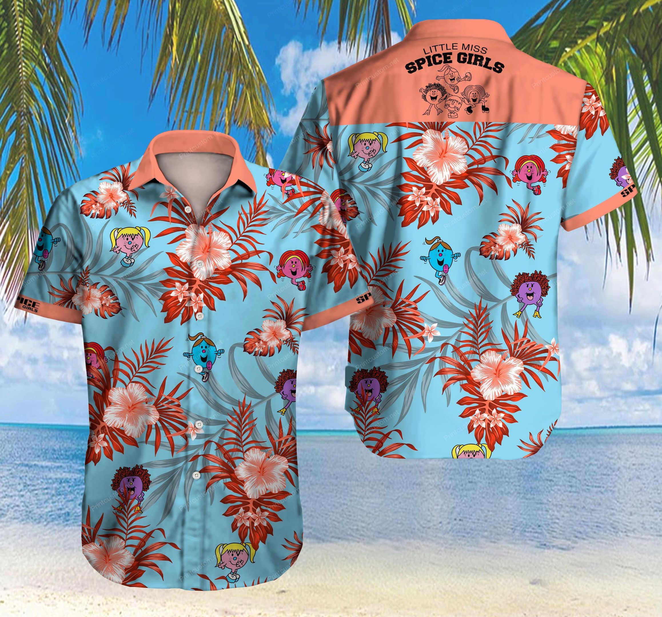 Spice Girls Hawaiian Shirt Ver 6 Summer Button Up For Men Beach Wear Short Sleeve Hawaiian Ha45320