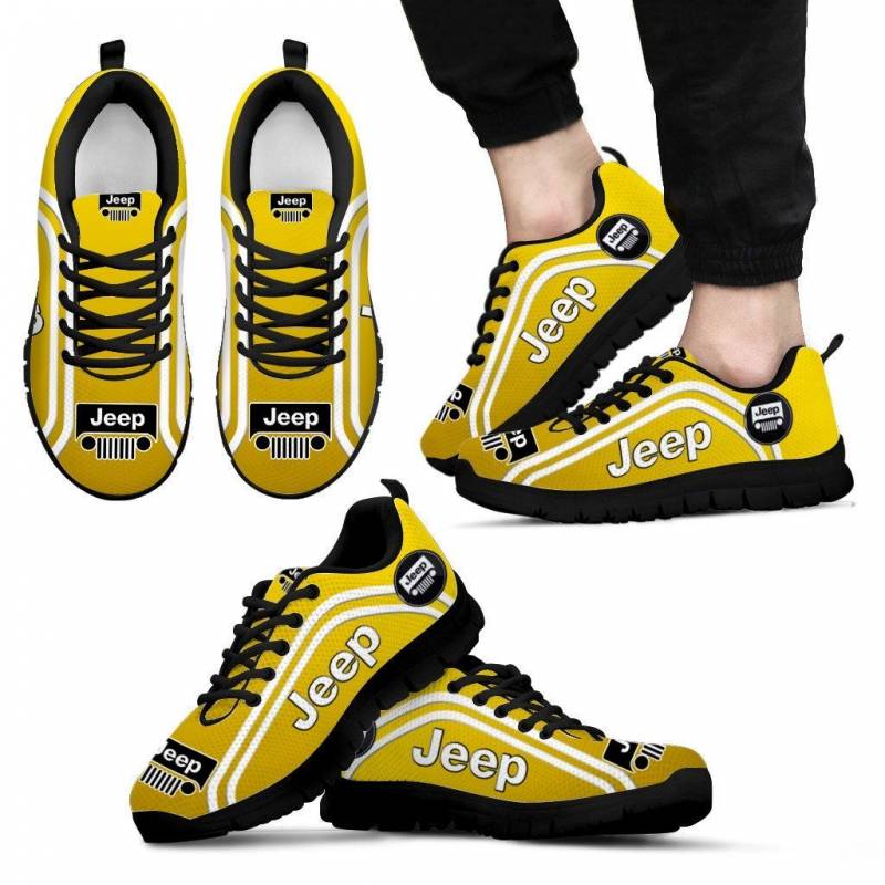 3D Printed Jeep LPH Sneakers Ver 1 For Men & Women (Yellow)