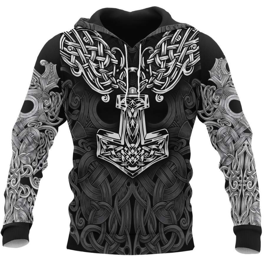 Viking Hoodie – Mjolnir Odin