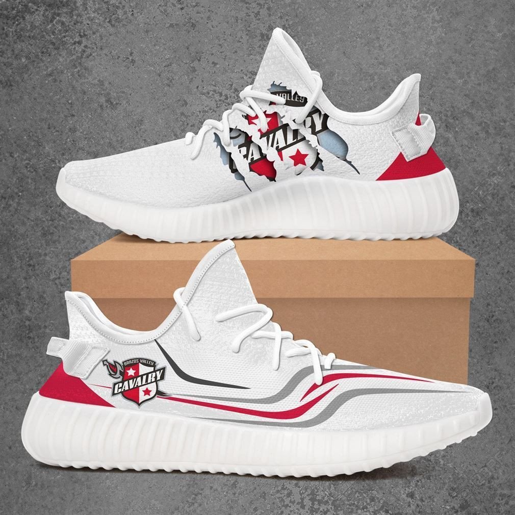 Brazos Valley Cavalry Fc Usl League Yeezy Sneakers Sport Teams Top Branding Trends Custom Perfect Gift For Fans Shoes Yeezy Sneakers H99