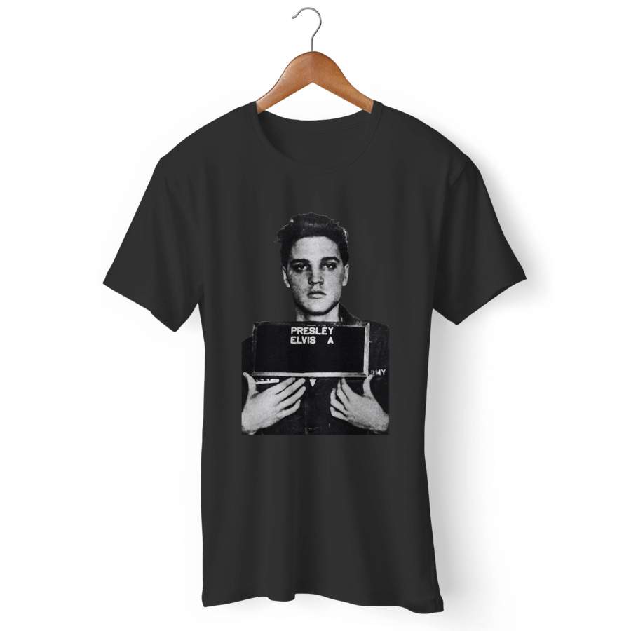 Elvis Aaron Presley Elvis Presley Prison Man’s T-Shirt