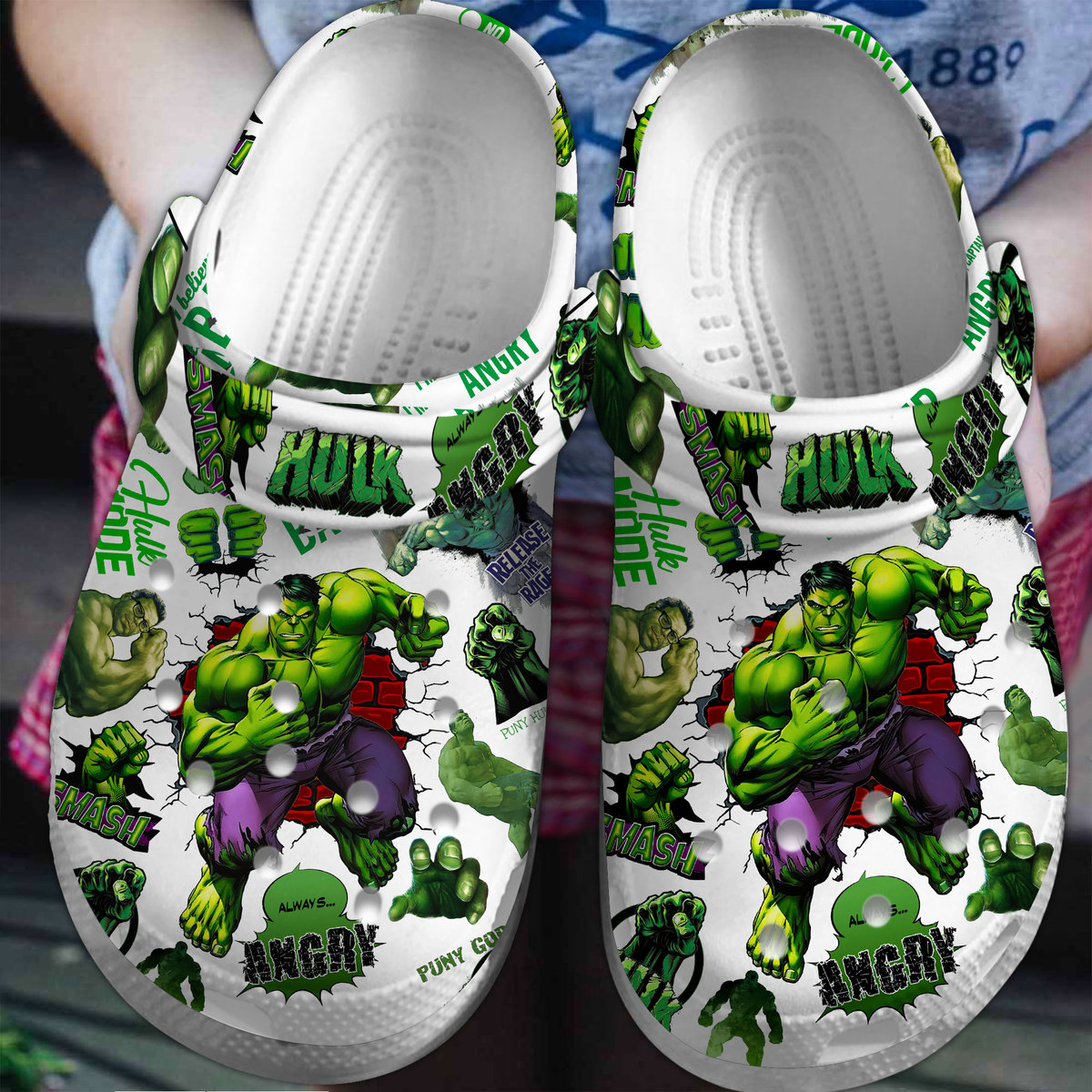 Hulk Movie Crocss Clogs For Men Women And Kid Oelcwokd-1
