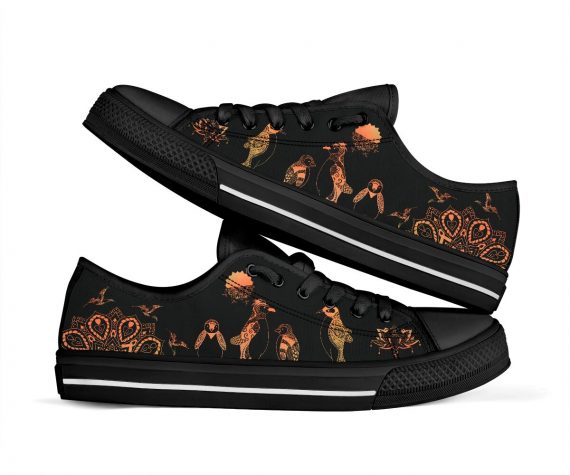 Mandala Shoes Penguin Shoes Penguin Sneakers Lh Original Penguin Shoes Penguin Shoes Mens Animal Print Shoes