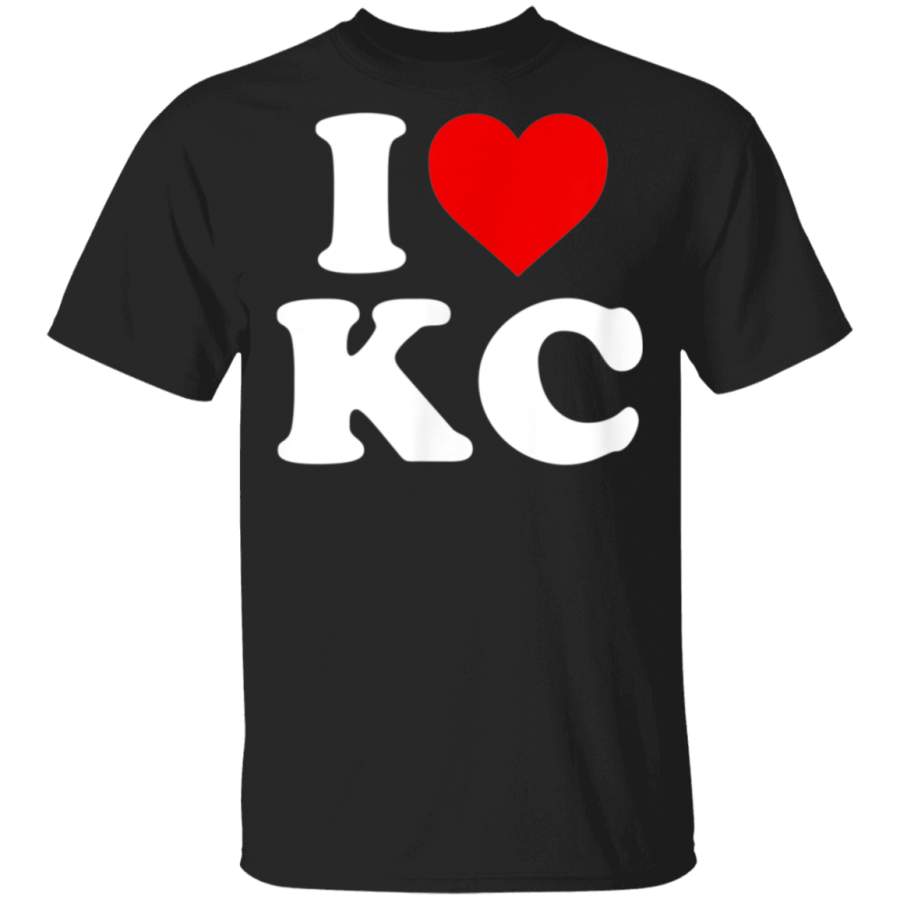 I Love Kansas City KC  Heart TShirt G500 5.3 oz. T-Shirt