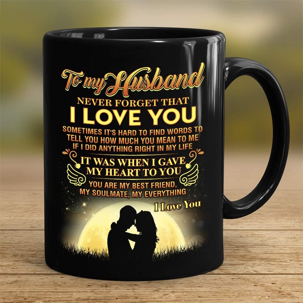 Valentine Gift For Man, Mug Gifts For Husband From Wife, Perfect Husband Gift From Wife Romantic Love Wedding, Anniversary Gift, Best Couples, Christmas Gift Idea, Birthday, Father’S Day