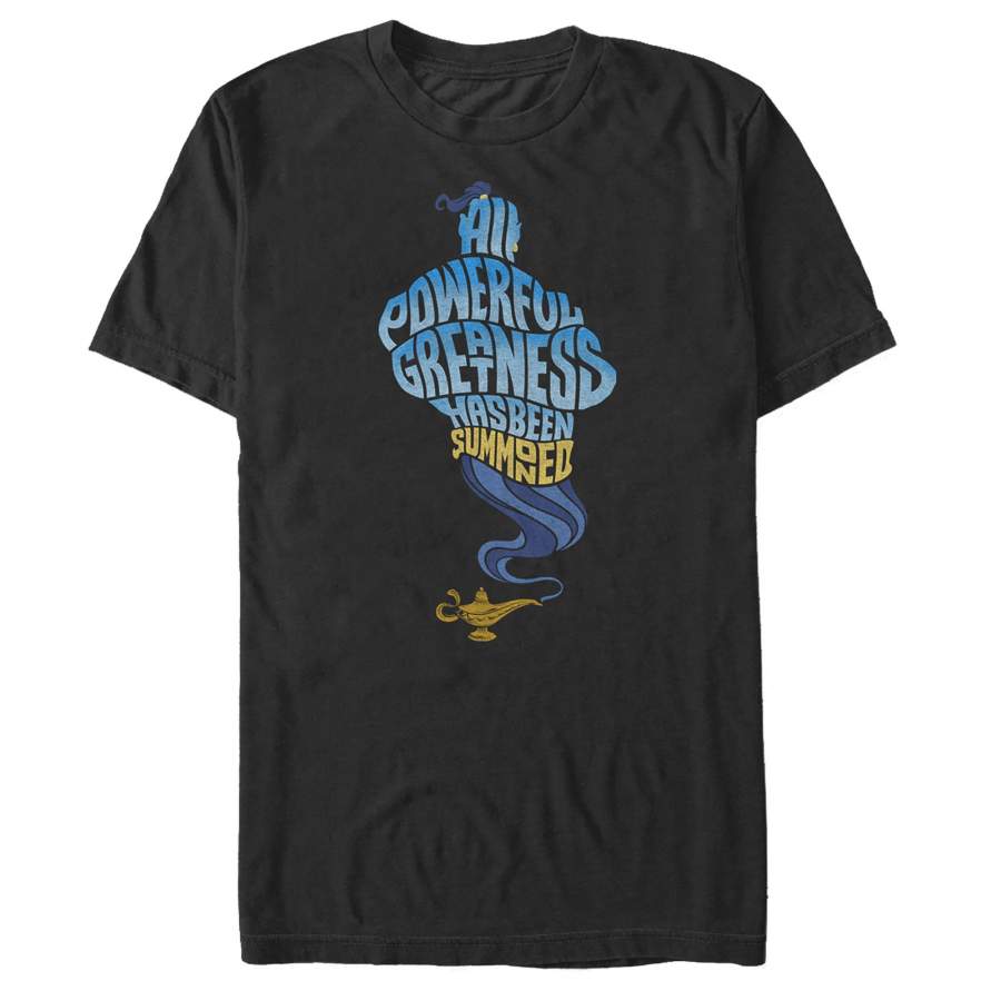 Aladdin Men’s Genie Greatness Summoned  T-Shirt