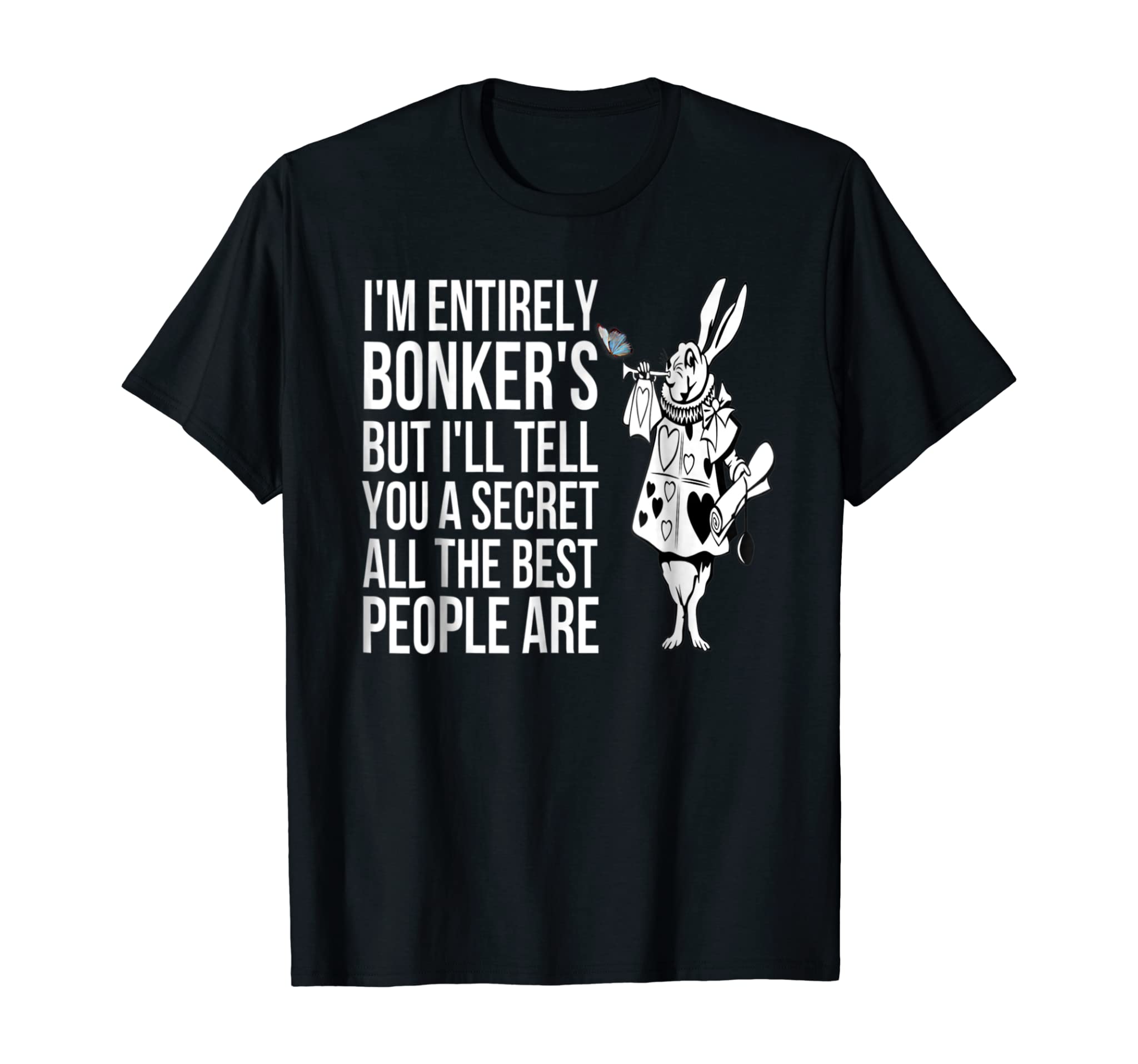 WHITE RABBIT Alice in Wonderland-Men Women Kids T Shirt