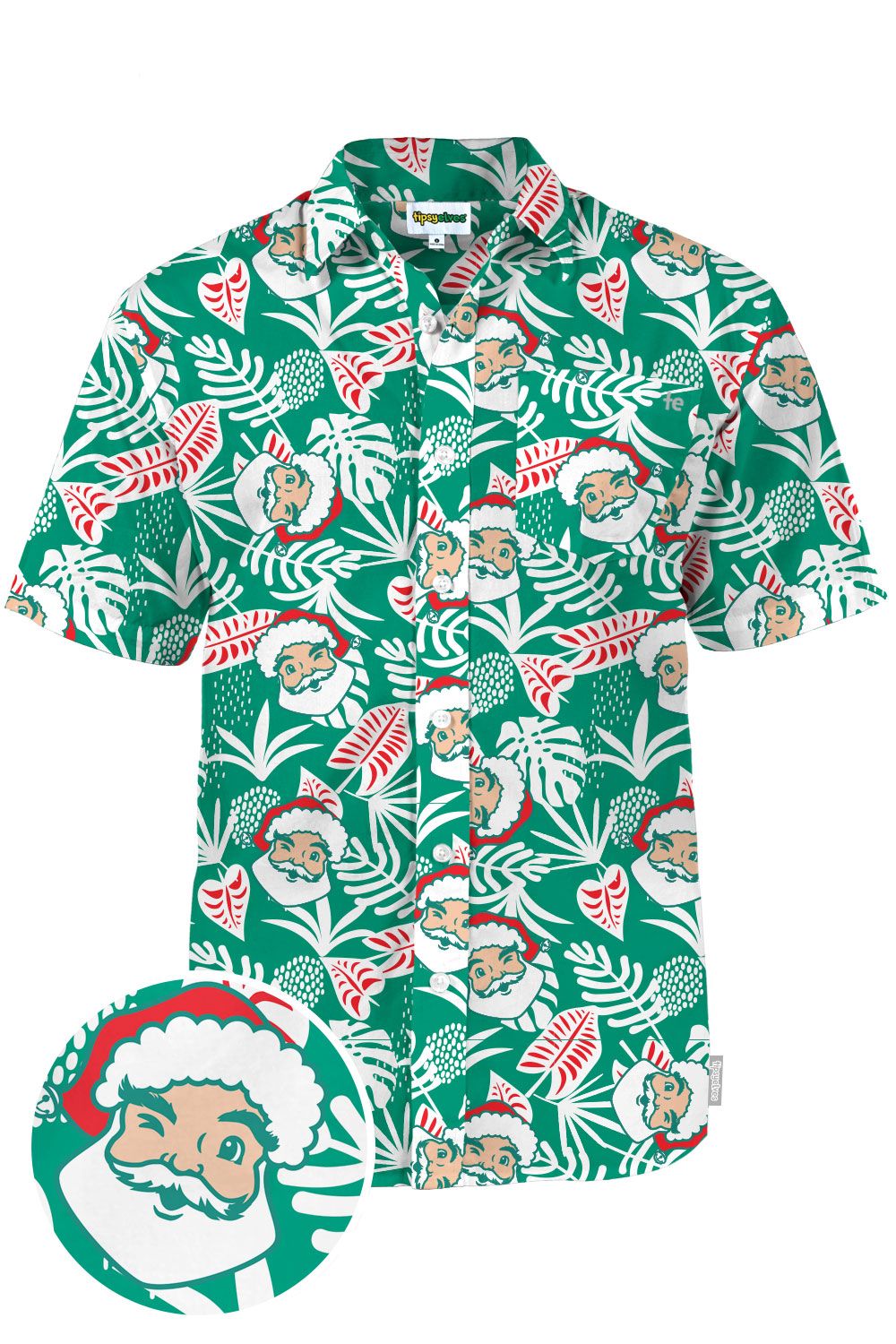 Santa Palms Green High Quality Hawaii Shirt Ha61293