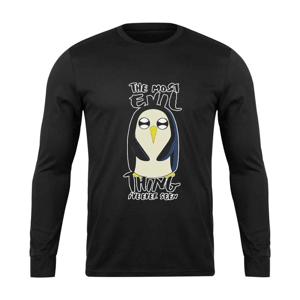 The Most Evil Gunter Adventure Time Penguin Long Sleeve T-Shirt