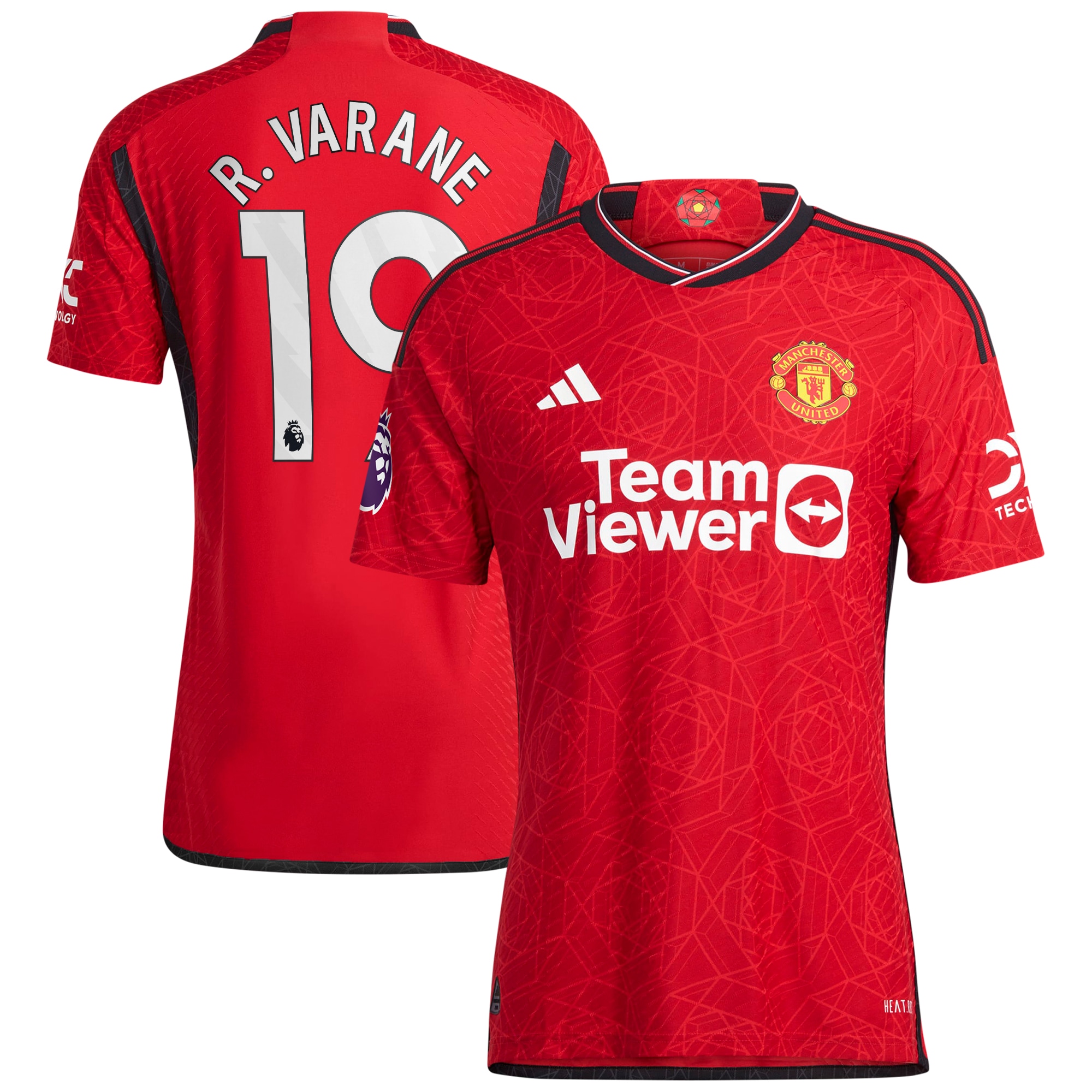 Raphael Varane Manchester United 2023/24 Home Authentic Player Jersey – Red