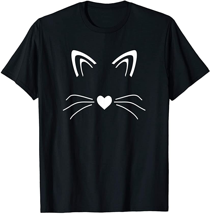 Cat Lovers Shirt, Cat Face, Kitten Face T-Shirt