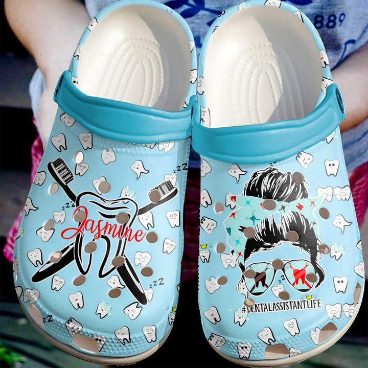 Dentist Personalized Dental Assistant Life Sku 778 Crocss Crocband Clog