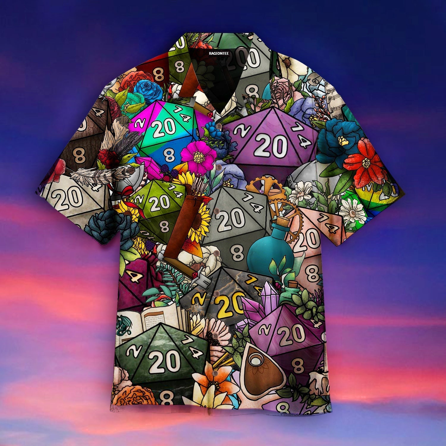 Magic Polyhedral Dice Aloha Hawaii Shirt For Men Women Ha97270