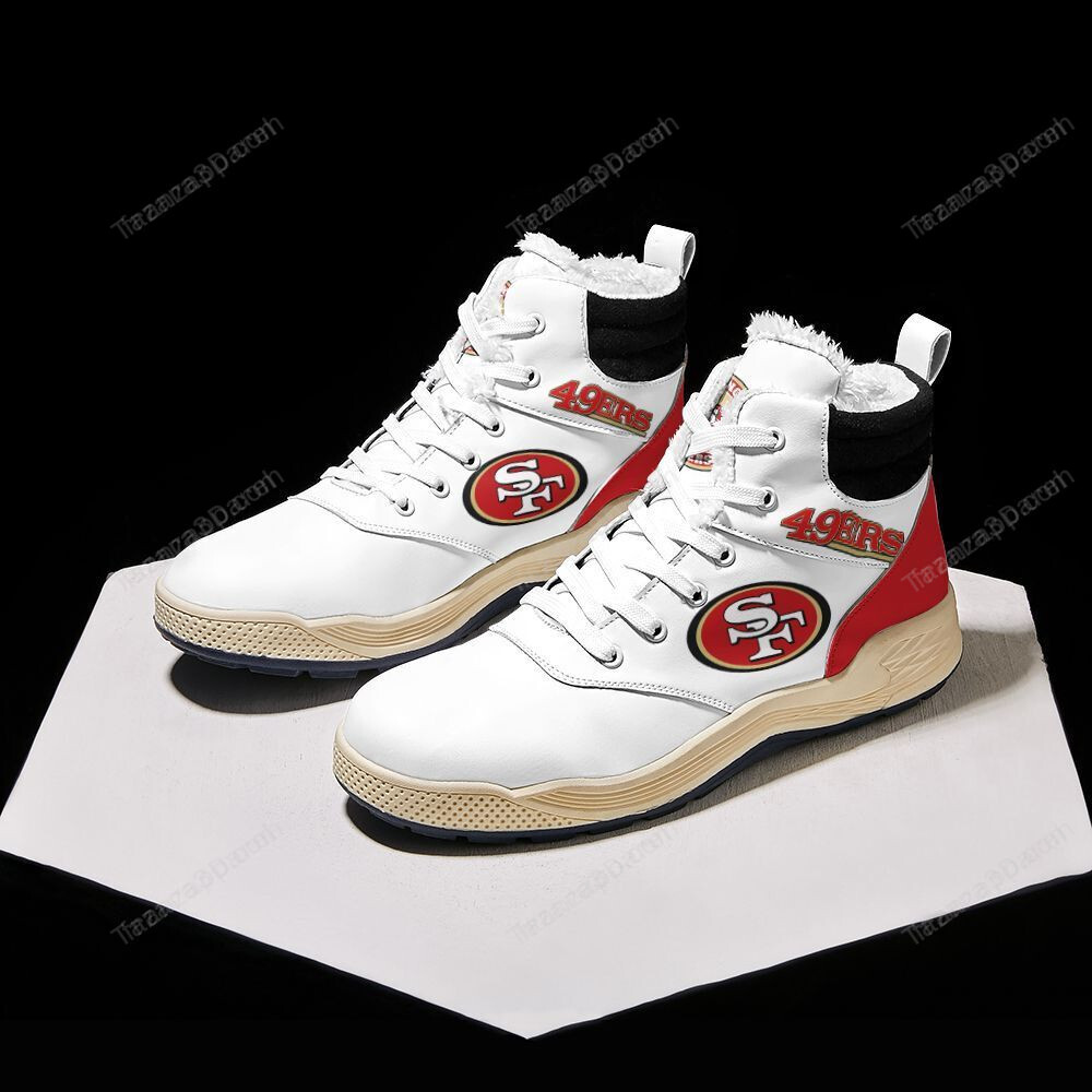 San Francisco 49Ers Winter High Top Fashion Sneaker 19