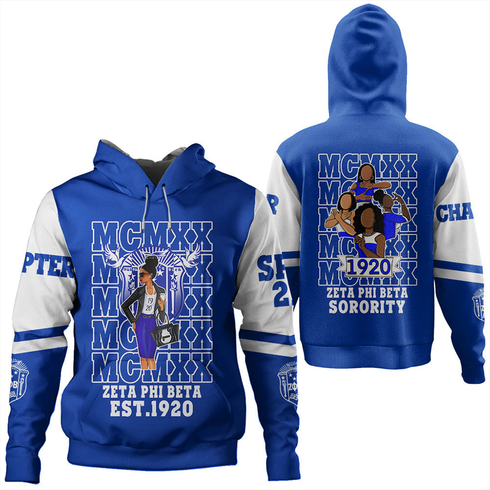 Wonder Print Shop Hoodie – Personalized Zeta Phi Beta Mcm Style Hoodie