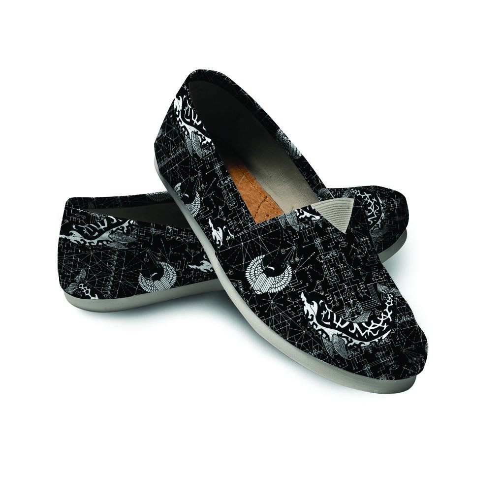 Dolphin Gothic Witch Canvas Shoes