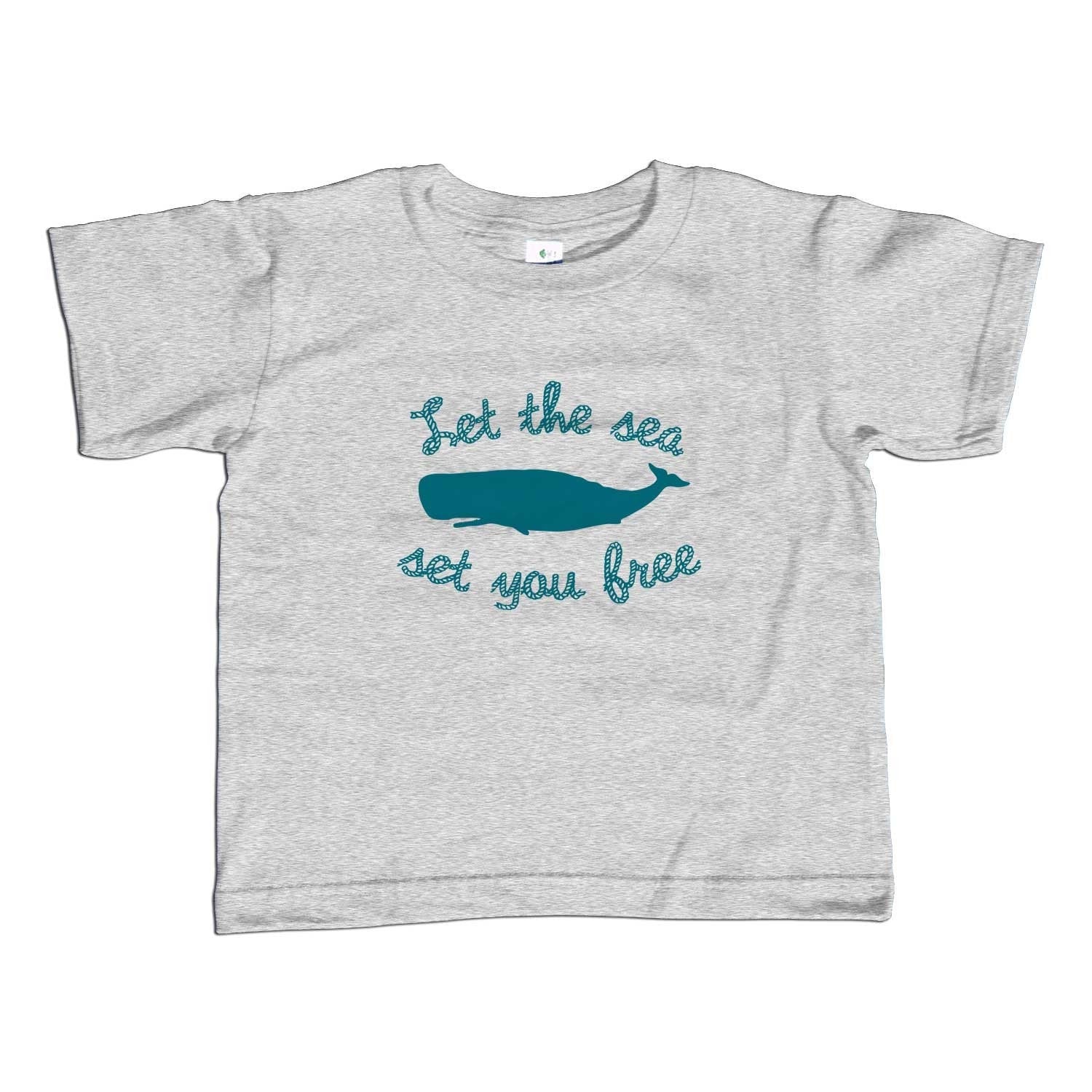 Boy’S Let The Sea Set You Free T-Shirt Whale