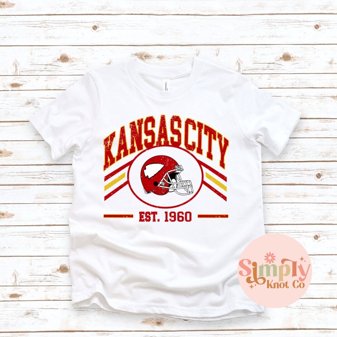 Youth Kansas City Shirt, Toddler Kansas City Tshirt, Kansas City Football Shirt for Kids, Kansas City T-shirt, Vintage Kansas City Shirt