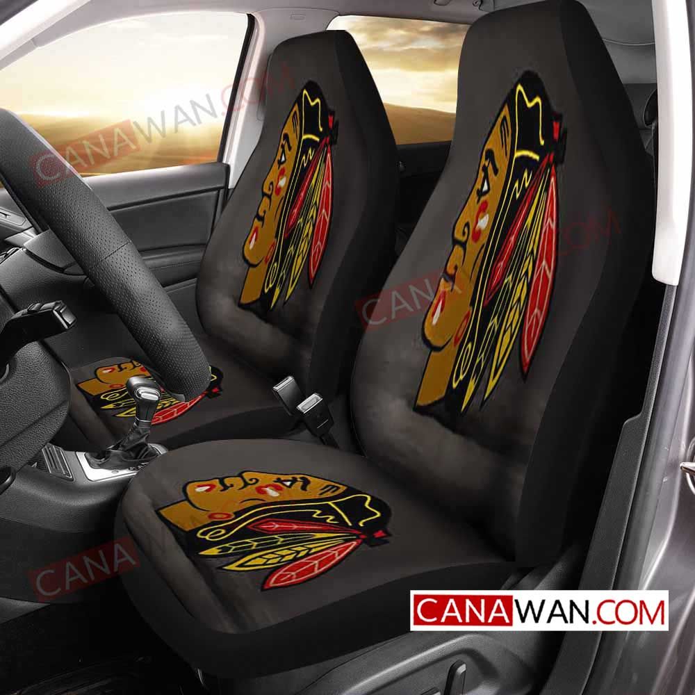 Chicago Blackhawks Style286 3D Customized Personalized Car Seat Cover