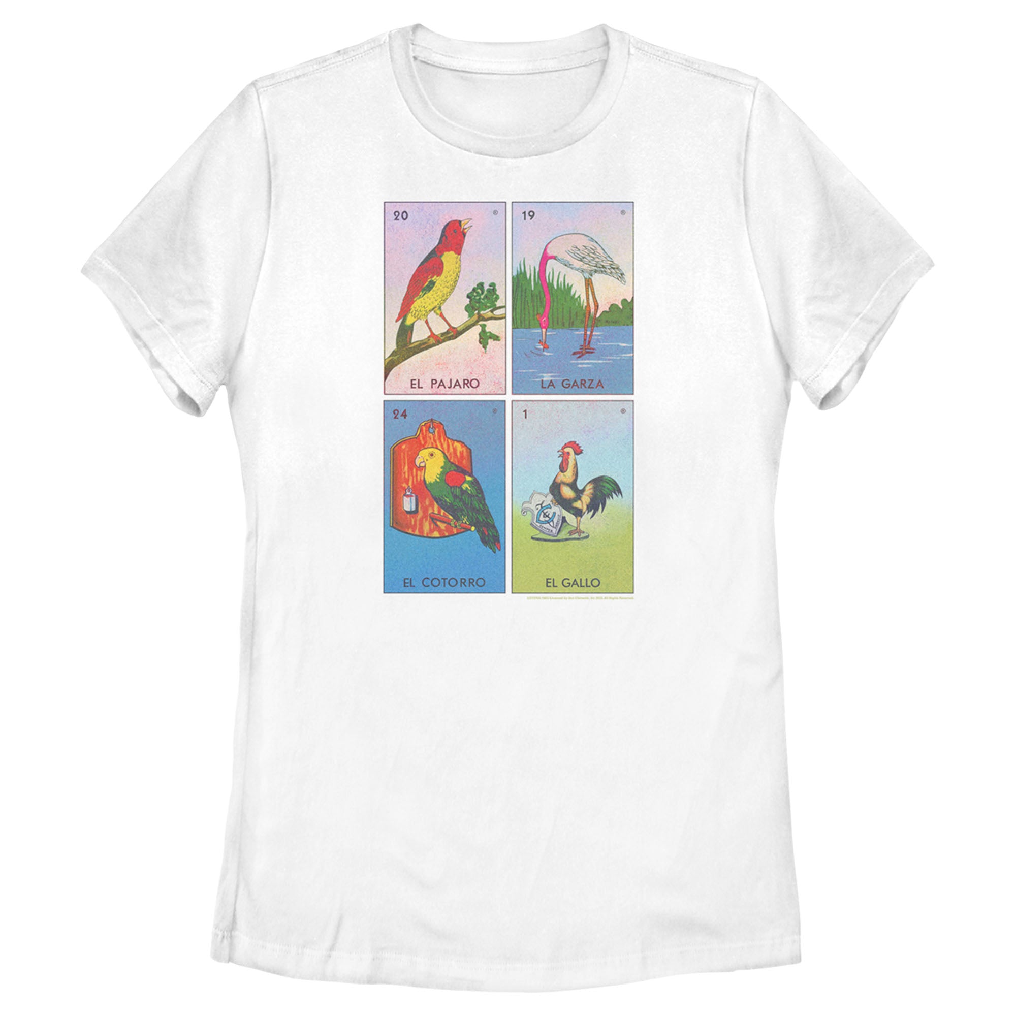 Women’S Loteria The Bird Cards T-Shirt