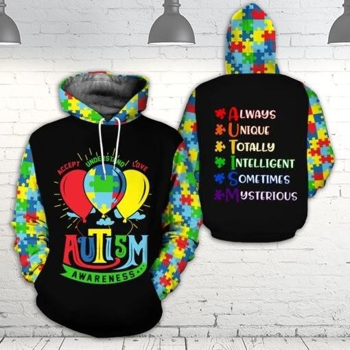 Autism Awareness 3D All Over Print | For Men & Women | Adult |