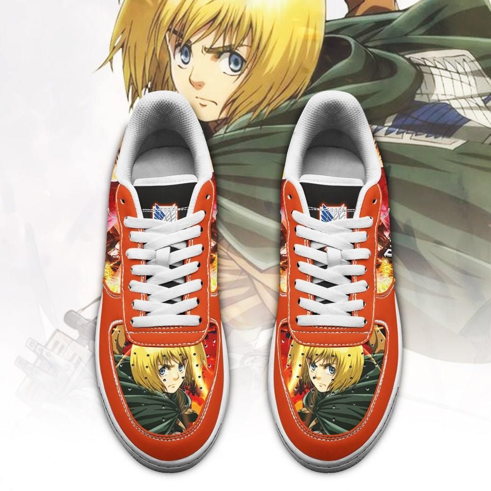 Armin Arlert Attack On Titan Sneakers Aot Anime Shoes Unisex Men Women