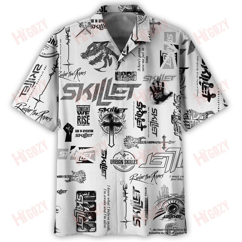 Skillet Hawaii Shirts, Skillet Sleeve Shirts Skillet Aloha Shirts