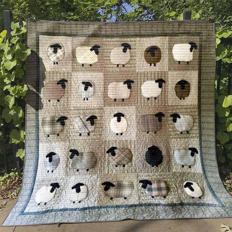 A Special Gift for fans -Little Sheep Quilt Blanket – LL