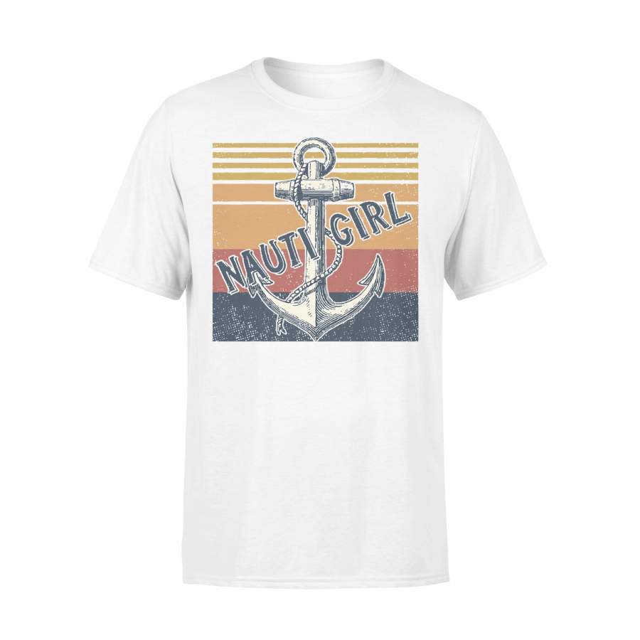 Nauti Girl Anchor Sailor Vintage T-shirt