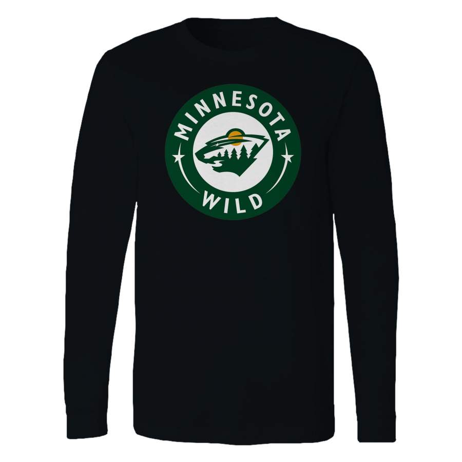 Minnesota Wild Logo Long Sleeve T-Shirt Tee