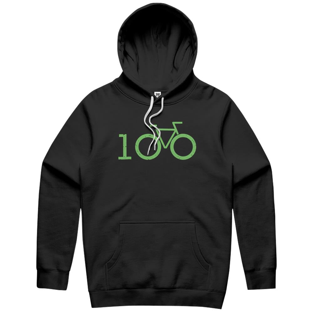 Cool Cycling Tees – Century Ride 100 Hoodie